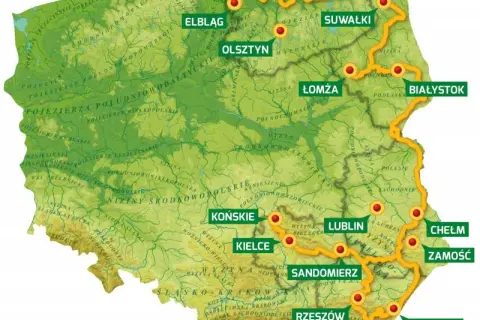 Trasa rowerowa Green Velo - odkryj piękno wschodniej Polski