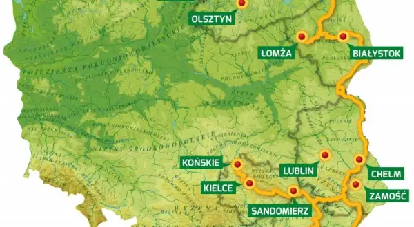 Trasa rowerowa Green Velo - odkryj piękno wschodniej Polski