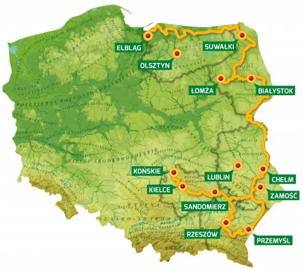 Trasa rowerowa Green Velo - odkryj piękno wschodniej Polski